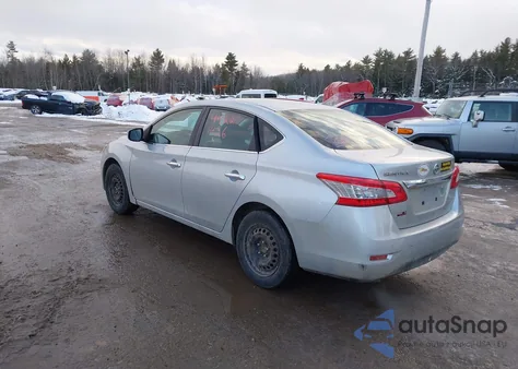 2015 Nissan Sentra S из США, поврежденный, VIN 3N1AB7AP5FY278803